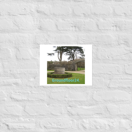 Nature's Wonders Photo paper poster with Groundfloor24 without House Logo