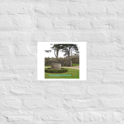 Nature's Wonders Photo paper poster with groundfloorview24 with House Logo
