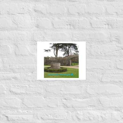 Nature's Wonders Photo paper poster with realestatematching24 with key Logo