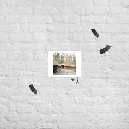 Village Charm Photo paper poster with realestatematching24 without key Logo