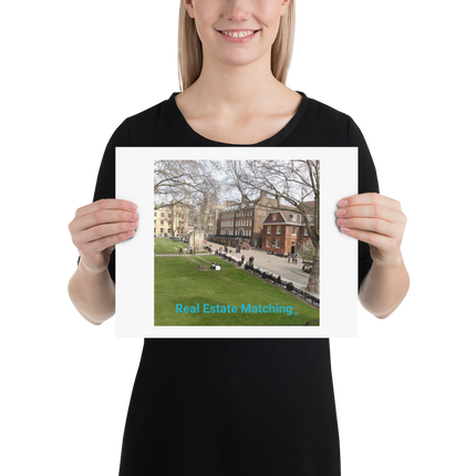 Beautiful Park Photo paper poster with realestatematching without key Logo