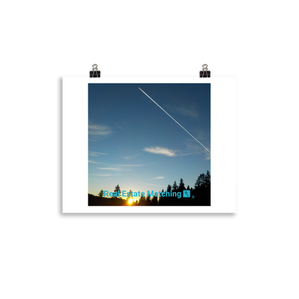 Attractive Sinari Photo paper poster with realestatematching with key Logo