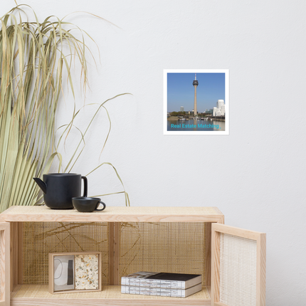 Lovely Sinari Photo paper poster with Real Estate Matching Logo