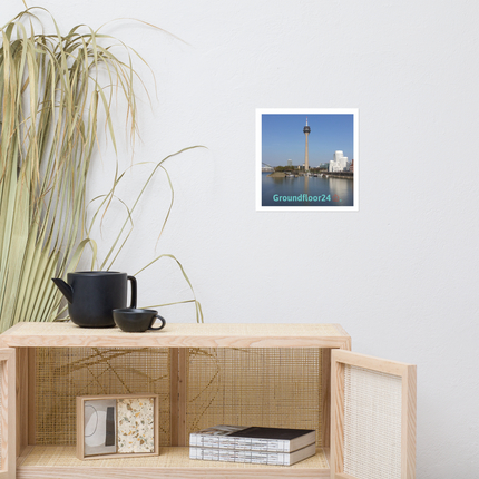 Lovely Sinari Photo paper poster with Groundfloor24 Logo