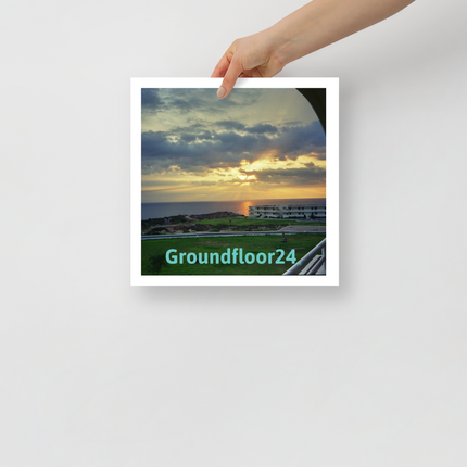 Natural View Photo paper poster with Groundfloor24 without House Logo