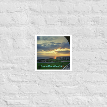 Natural View Photo paper poster with groundfloorview24 with House Logo