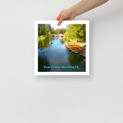 Beautiful Nature Photo paper poster with realestatematching24 without key Logo