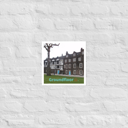 Beautiful Palace Photo paper poster with Groundfloor with House Logo