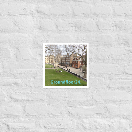Beautiful Park Photo paper poster with Groundfloor24 without House Logo