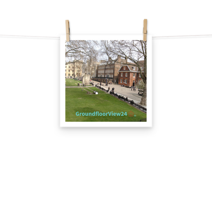 Beautiful Park Photo paper poster with groundfloorview24 with House Logo