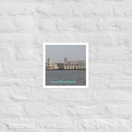Riverside Beauty Photo paper poster with groundfloorview24 with House Logo