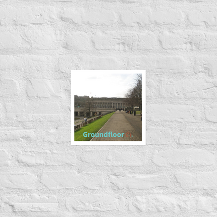 Majestic Palace Photo paper poster with Groundfloor with House Logo