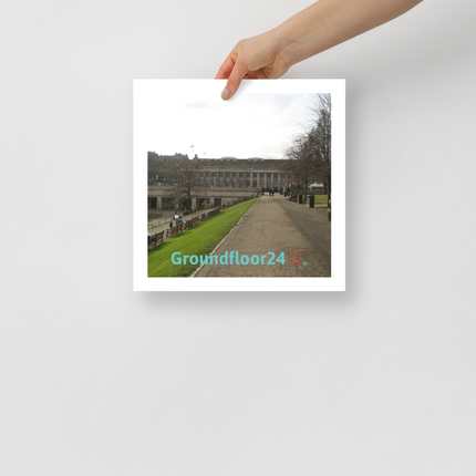 Majestic Palace Photo paper poster with Groundfloor24 with House Logo