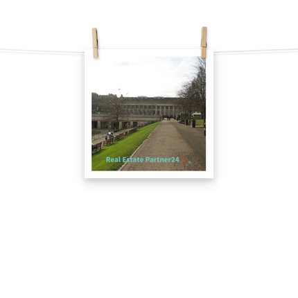 Majestic Palace Photo paper poster with realestatepartner24 with house Logo