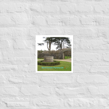 Nature's Wonders Photo paper poster with realestatepartner24 with house Logo