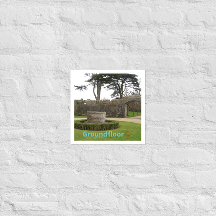 Nature's Wonders Photo paper poster with Groundfloor with House Logo