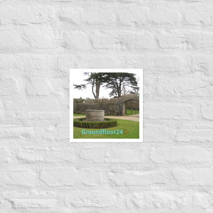 Nature's Wonders Photo paper poster with Groundfloor24 with House Logo
