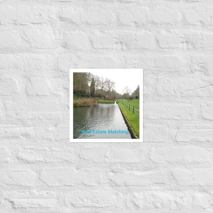 Lakeside Beauty Photo paper poster with realestatematching without key Logo