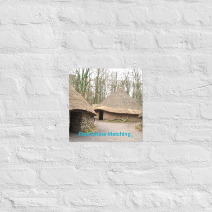 Village Charm Photo paper poster with realestatematching without key Logo