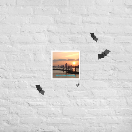 Evening Glow Photo paper poster with realestatematching without key Logo