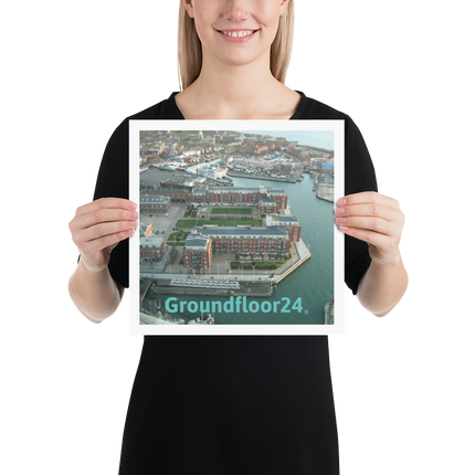 Nice City Photo paper poster with Groundfloor24 without House Logo