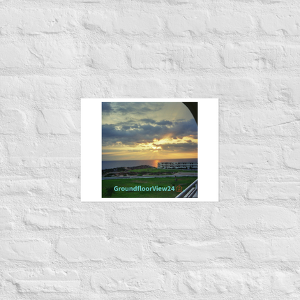 Natural View Photo paper poster with groundfloorview24 with House Logo