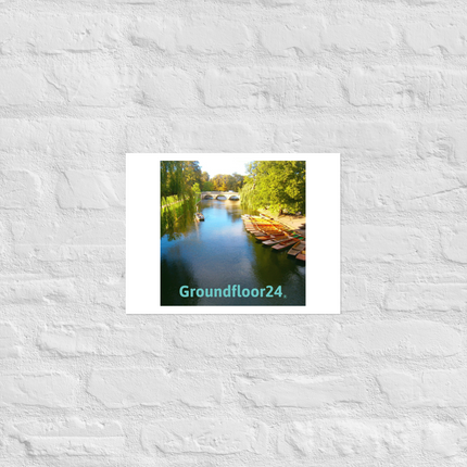 Beautiful Nature Photo paper poster with Groundfloor24 without House Logo