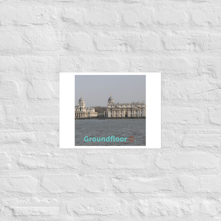 Riverside Beauty Photo paper poster with Groundfloor with House Logo