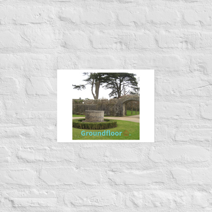 Nature's Wonders Photo paper poster with Groundfloor with House Logo