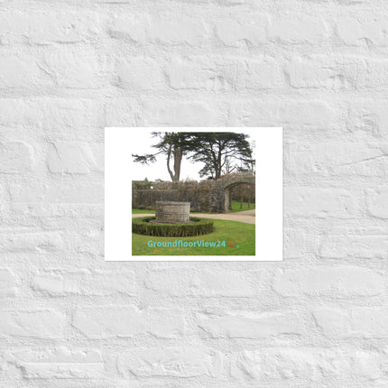 Nature's Wonders Photo paper poster with groundfloorview24 with House Logo