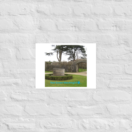 Nature's Wonders Photo paper poster with realestatematching24 with key Logo