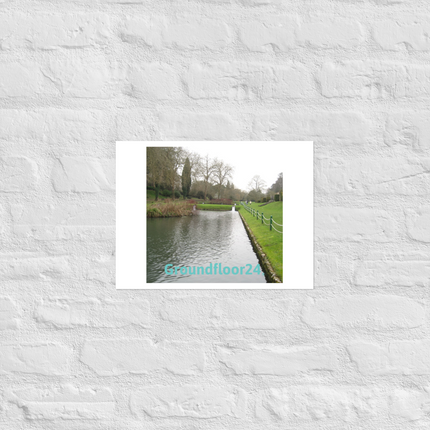 Lakeside Beauty Photo paper poster with Groundfloor24 without House Logo