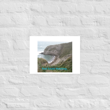 Sea & Hills Photo paper poster with realestatematching without key Logo