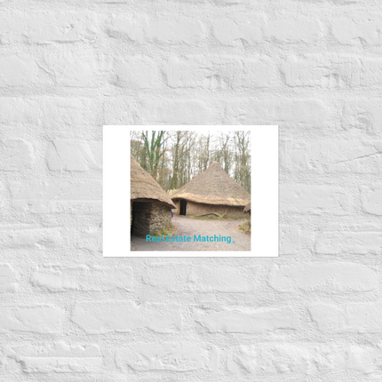 Village Charm Photo paper poster with realestatematching without key Logo