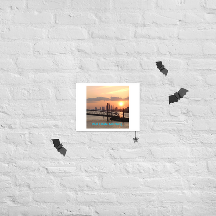 Evening Glow Photo paper poster with realestatematching without key Logo