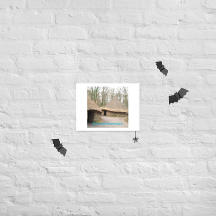 Village Charm Photo paper poster with realestatematching24 without key Logo