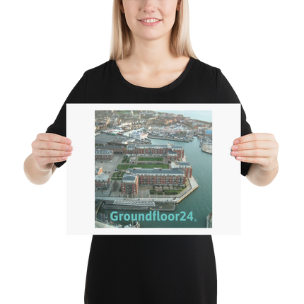 Nice City Photo paper poster with Groundfloor24 without House Logo