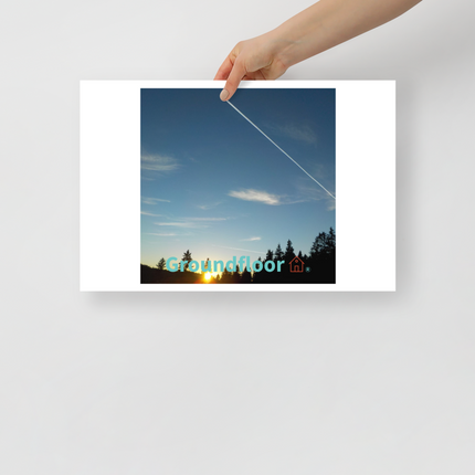 Attractive Sinari Photo paper poster with Groundfloor with House Logo