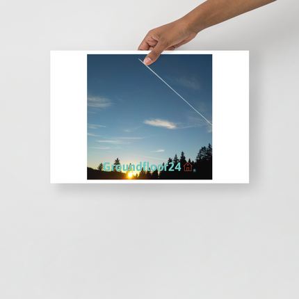 Attractive Sinari Photo paper poster with Groundfloor24 with House Logo