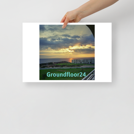 Natural View Photo paper poster with Groundfloor24 without House Logo