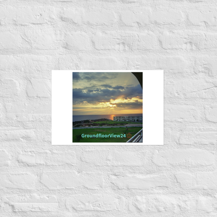 Natural View Photo paper poster with groundfloorview24 with House Logo