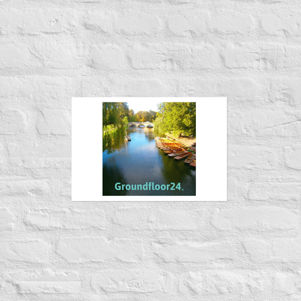 Beautiful Nature Photo paper poster with Groundfloor24 without House Logo