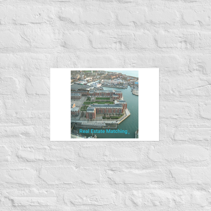 Nice City Photo paper poster with realestatematching without key Logo