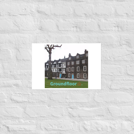 Beautiful Palace Photo paper poster with Groundfloor with House Logo