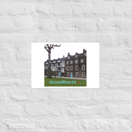 Beautiful Palace Photo paper poster with Groundfloor24 with House Logo