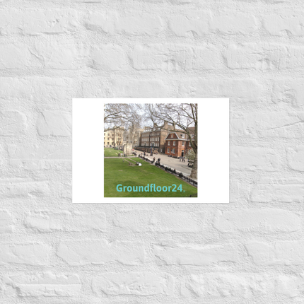 Beautiful Park Photo paper poster with Groundfloor24 without House Logo