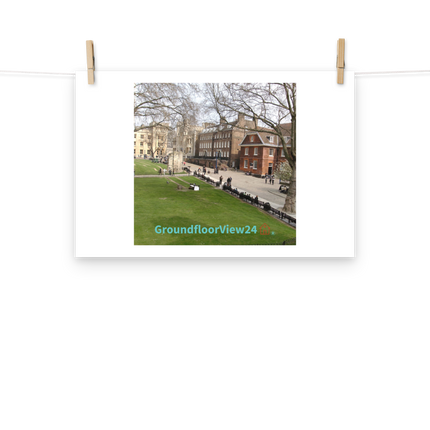 Beautiful Park Photo paper poster with groundfloorview24 with House Logo