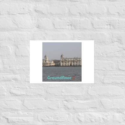 Riverside Beauty Photo paper poster with Groundfloor with House Logo