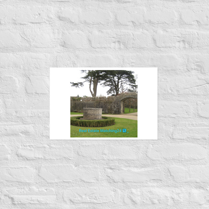 Nature's Wonders Photo paper poster with realestatematching24 with key Logo