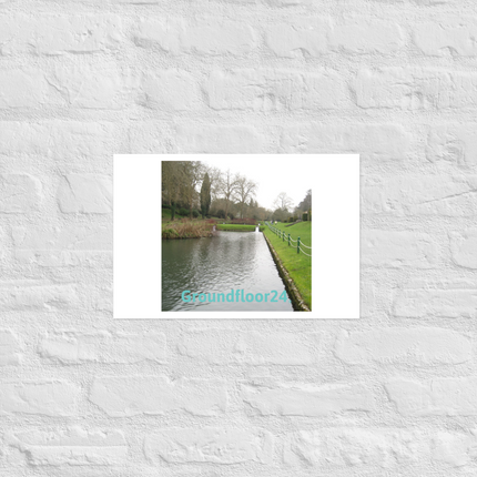 Lakeside Beauty Photo paper poster with Groundfloor24 without House Logo